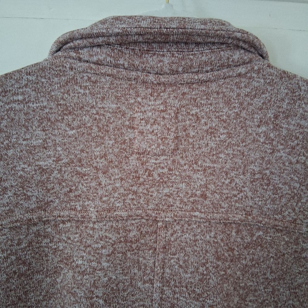 Thread & Supply Praline Color Button-Up Fleece Shirt Shacket Jacket Sz XL - Picture 14 of 15